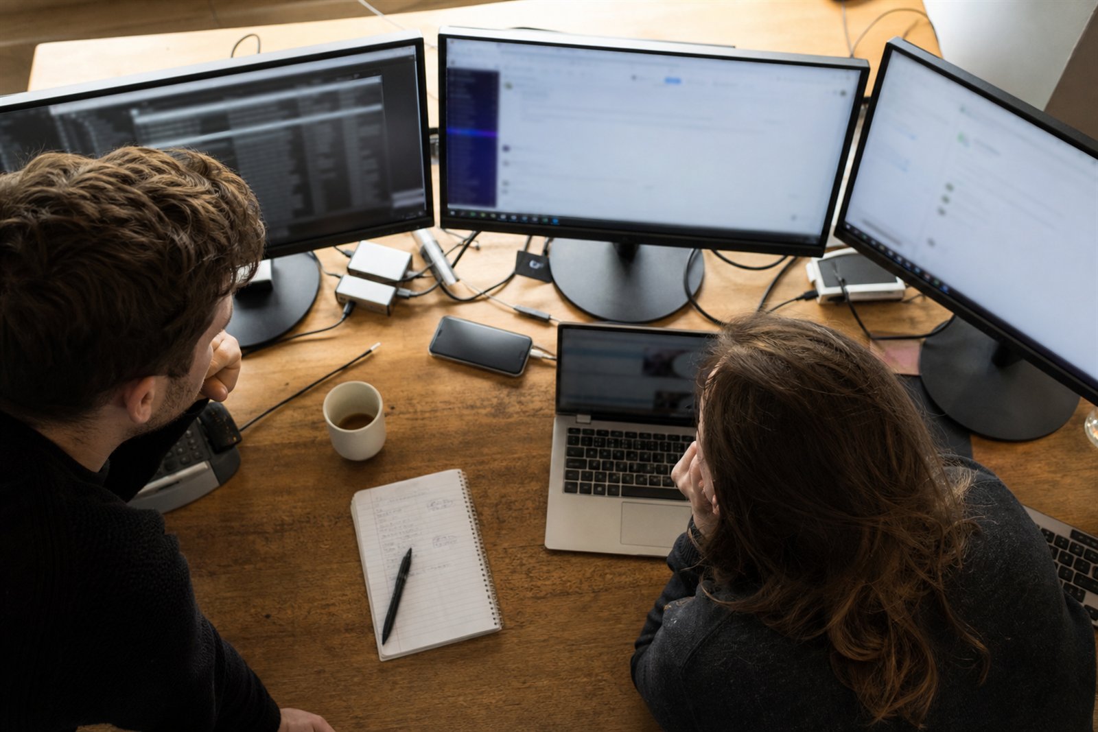 Operations desk with multiple systems being unified